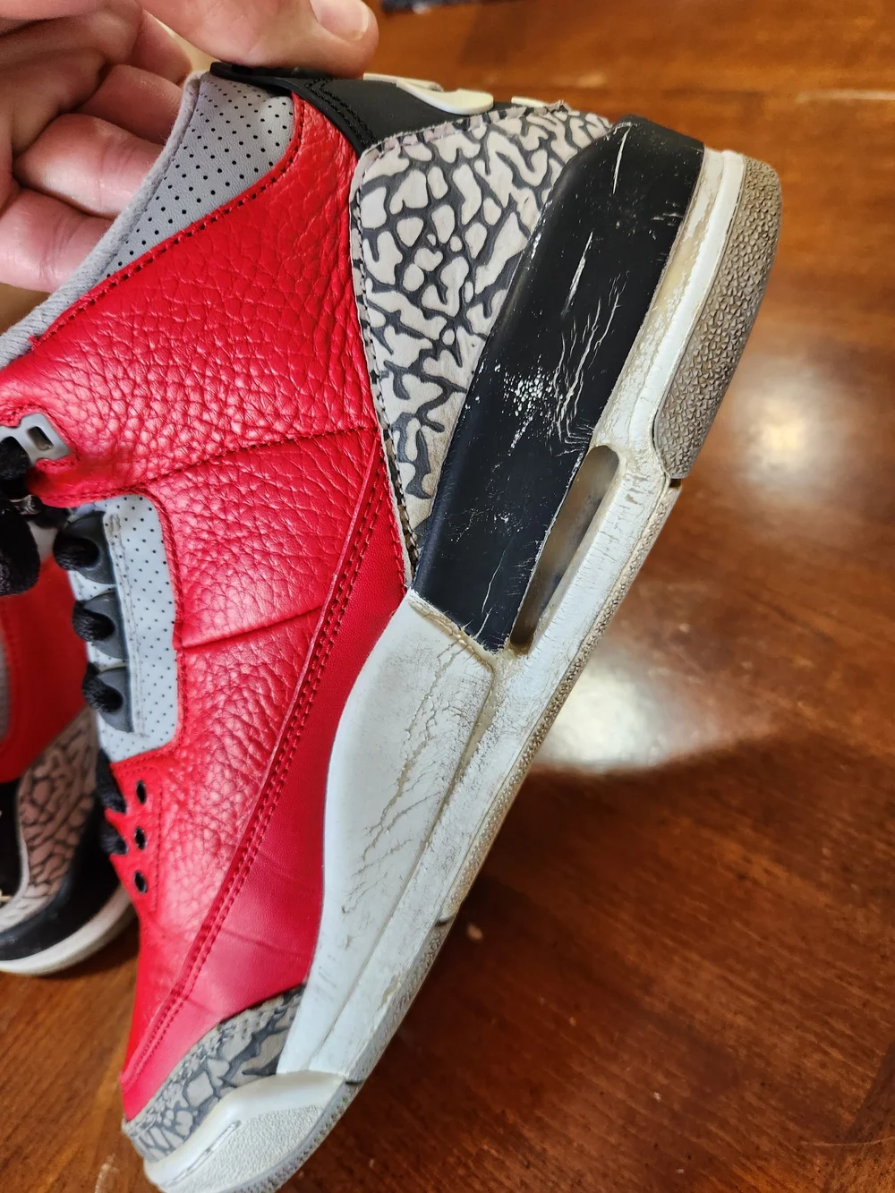 2 Jordan Retro 3s Size 9 Used Condition No Separation